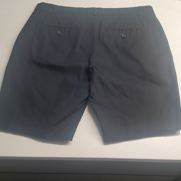 Banana Republic Black Flat Front Shorts - Picture 2 of 3